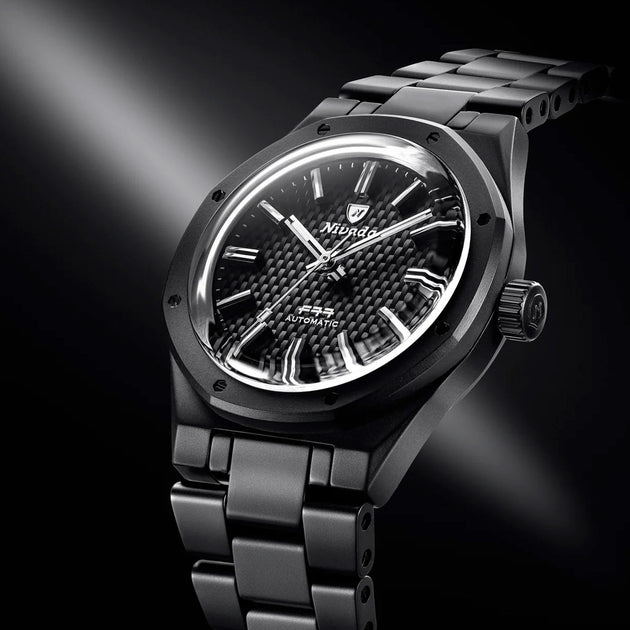Nivada Grenchen F77 Black Ceramic Automatic – 68004A77 – Little