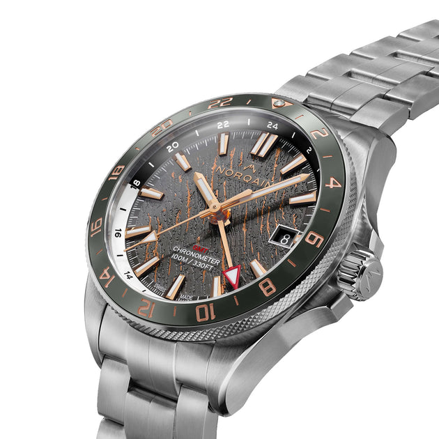 NORQAIN Adventure Neverest GMT Glacier Automatic – N1100.22S02.G01
