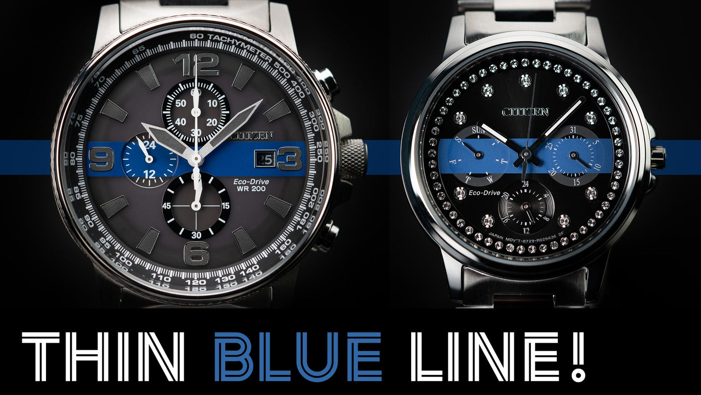 Citizen Thin Blue Line Watch