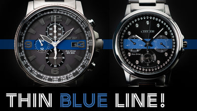 Youtube: Is the Thin Blue Line Citizen watch the best gift to honor our law enforcement officers?