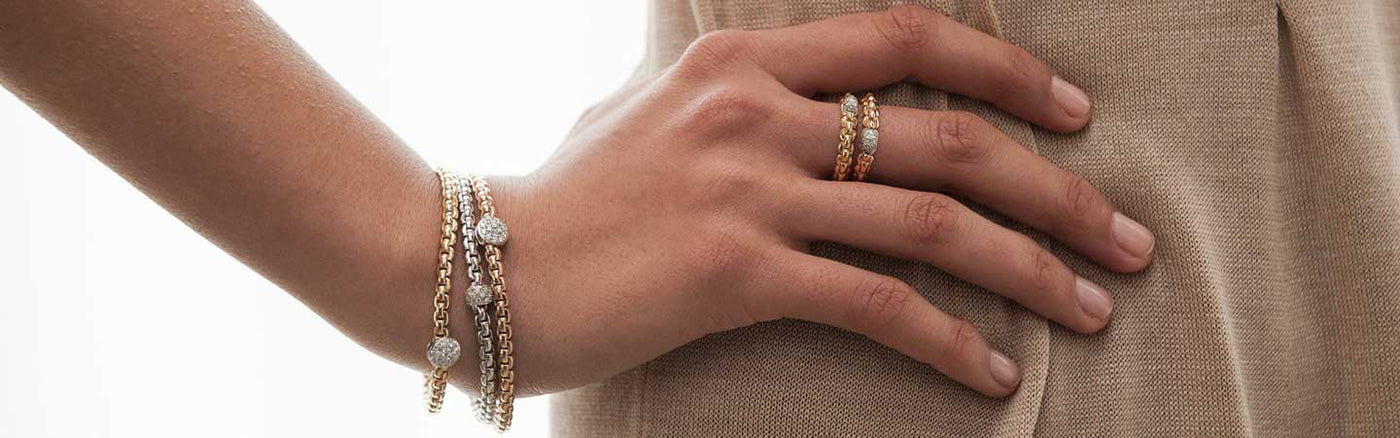 Fope Jewelry on women's wrist