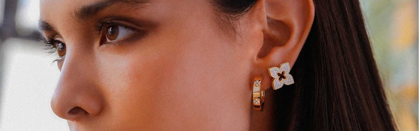 Women Wearing Roberto Coin Earrings