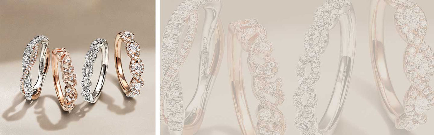 Gabriel and Co Diamond Stackable Rings