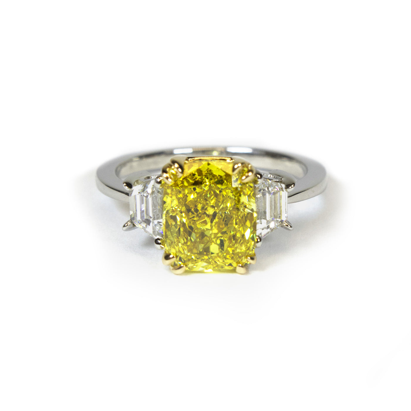 Little Treasury 14k White & Yellow Gold Anniversary Ring