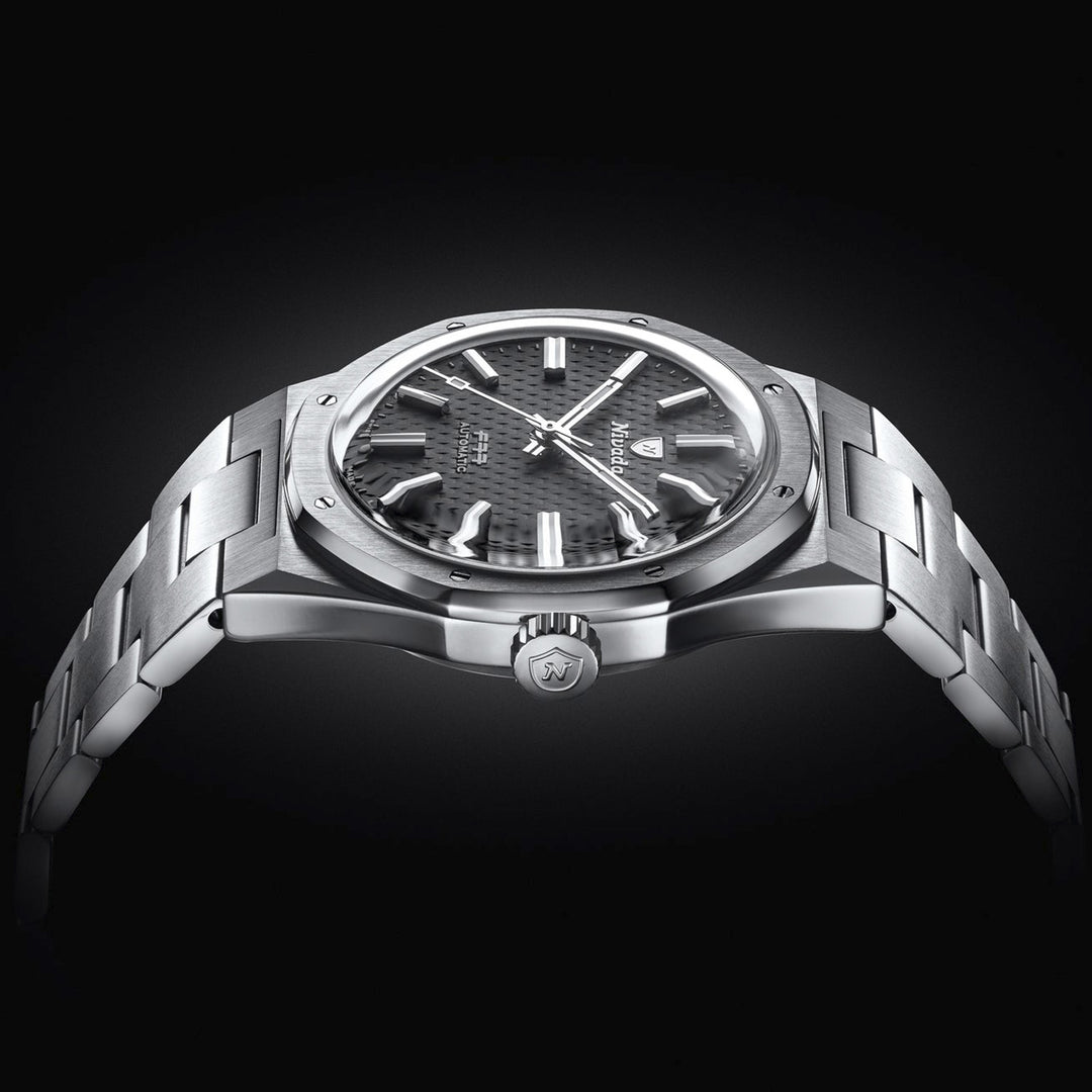 Nivada Grenchen F77 Anthracite Automatic – 68006A77 – Little