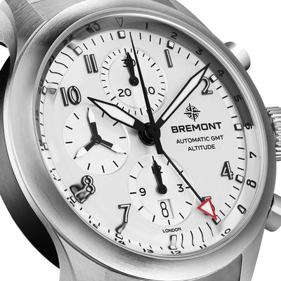 Bremont Altitude Chronograph GMT Automatic – ALT42-CHR-G-SS-SI-B