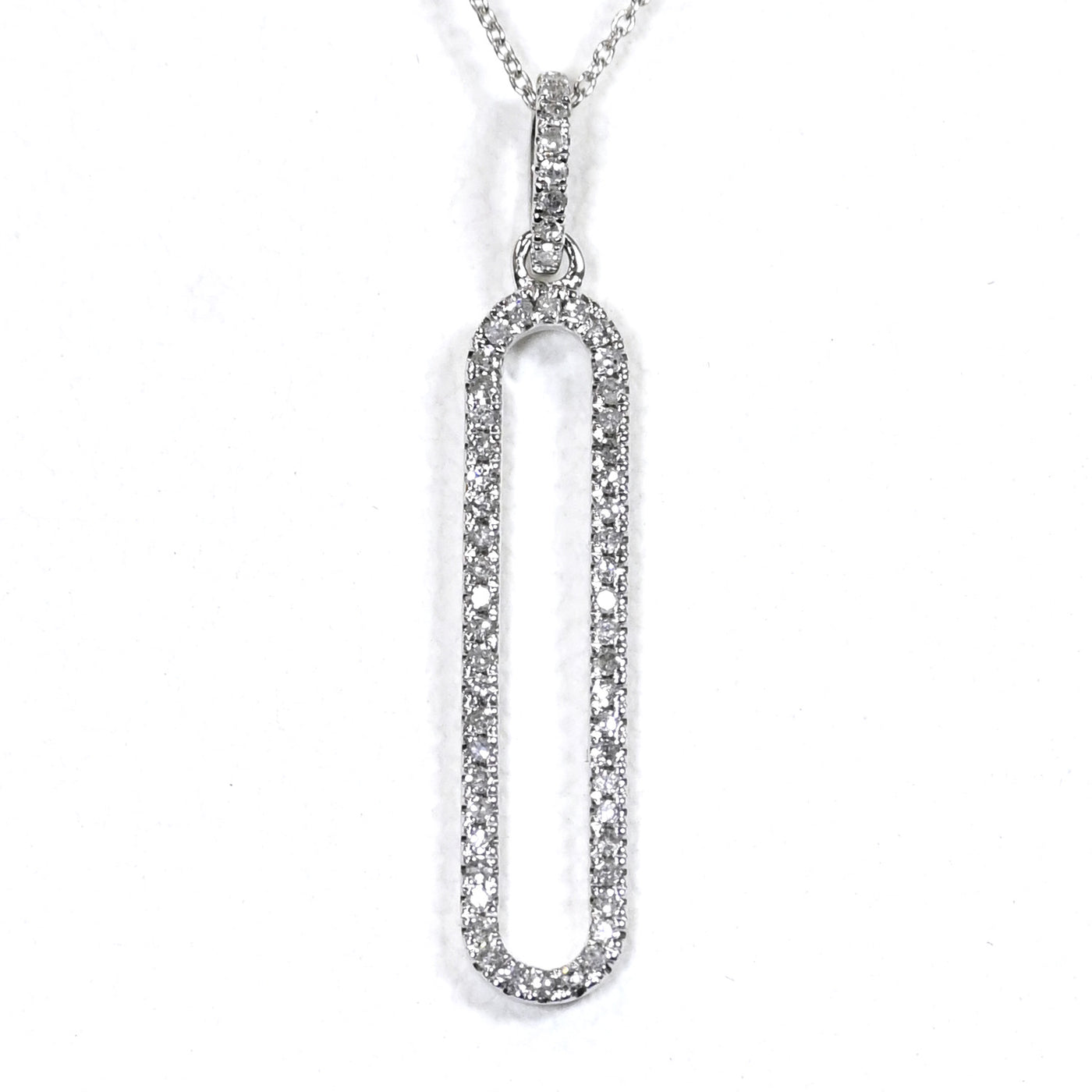 Quality Jewelry Design 14k Yellow Gold Diamond Drop Pendant Necklace – PD4-15950W