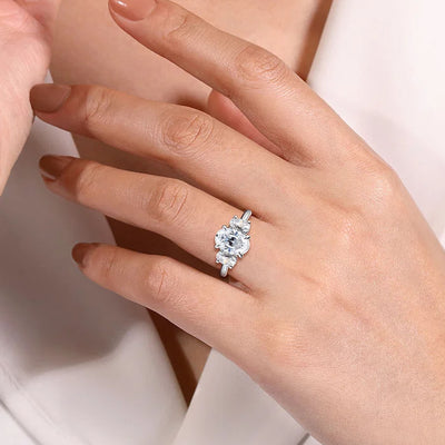 Diamond Semi-Mount Engagement Ring