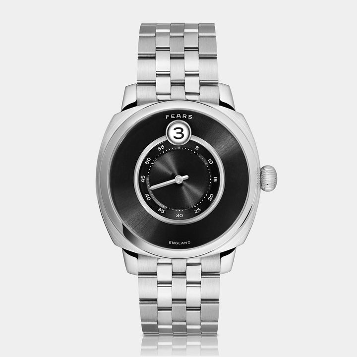 Fears Brunswick 40.5 Jump Hour Raven Black Automatic – BS240.500A