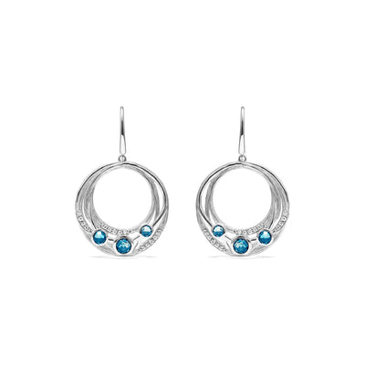 Judith Ripka Creations Sterling Silver Santorini Oval Drop Diamond Earrings – JESS0267-DI-LBT