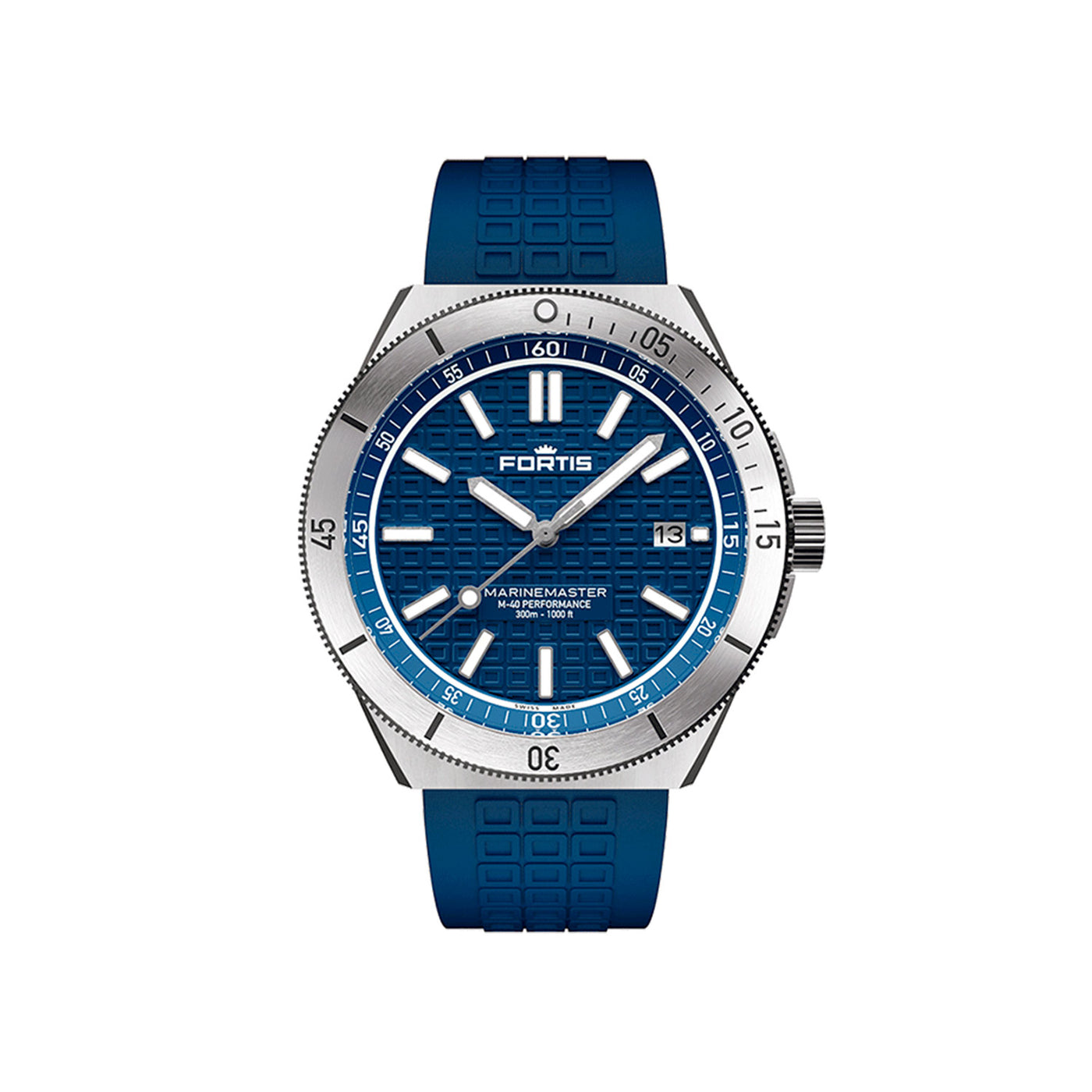 Fortis Marinemaster M-40 Ocean Blue On Horizon Strap Automatic – F8120028