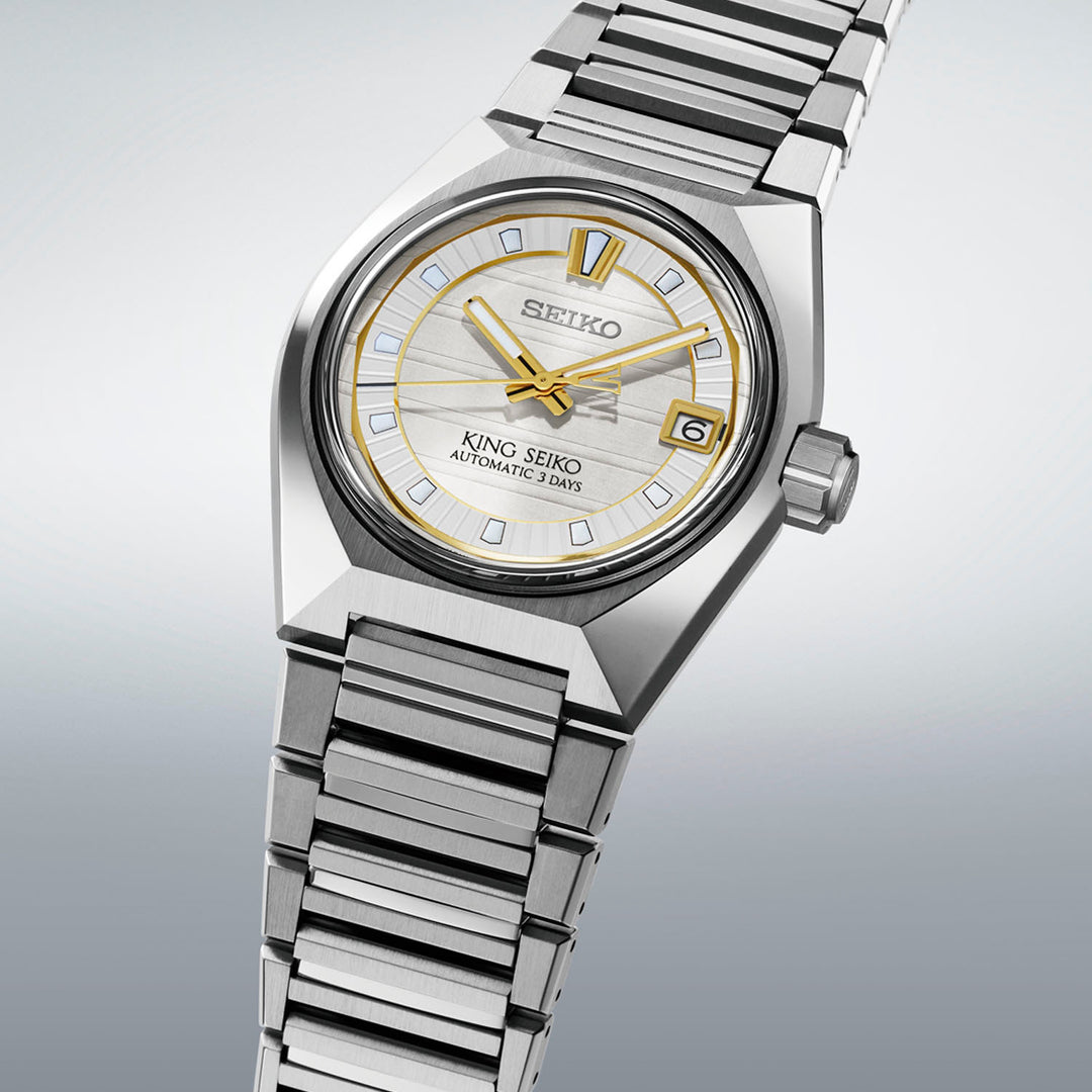 凪*紗様 SEIKO k18 ゴールド エクセリーヌメッシュバンド 時計 Seiko King Seiko VANAC 