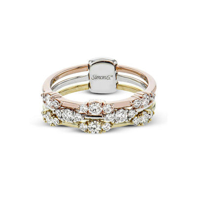 Simon G 18k Tri-Color Gold Diamond Fashion Ring – LR2916-A