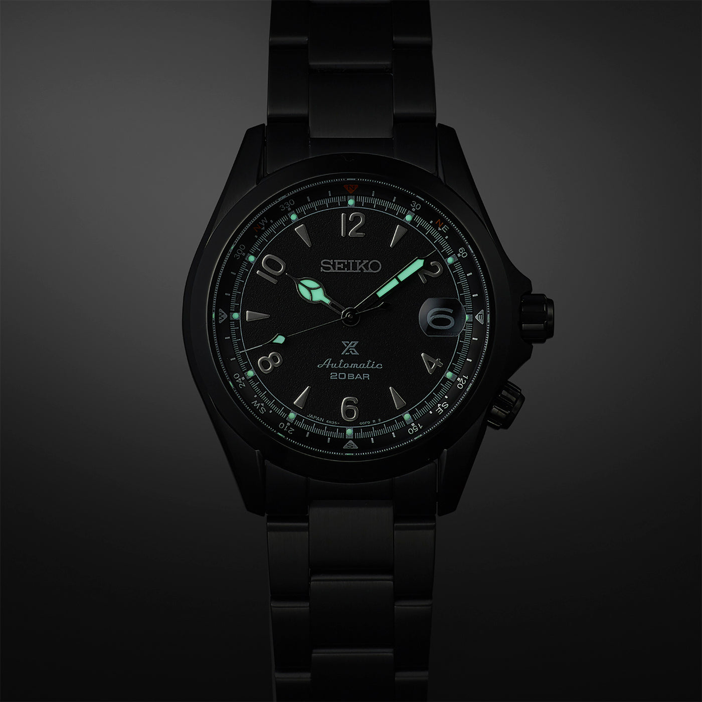 Seiko Prospex Alpinist The Black Series Limited Edition "Night Vision" Automatic – SPB337