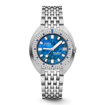 DOXA SUB 200T Diamonds Caribbean Automatic – 804.10D.201.10