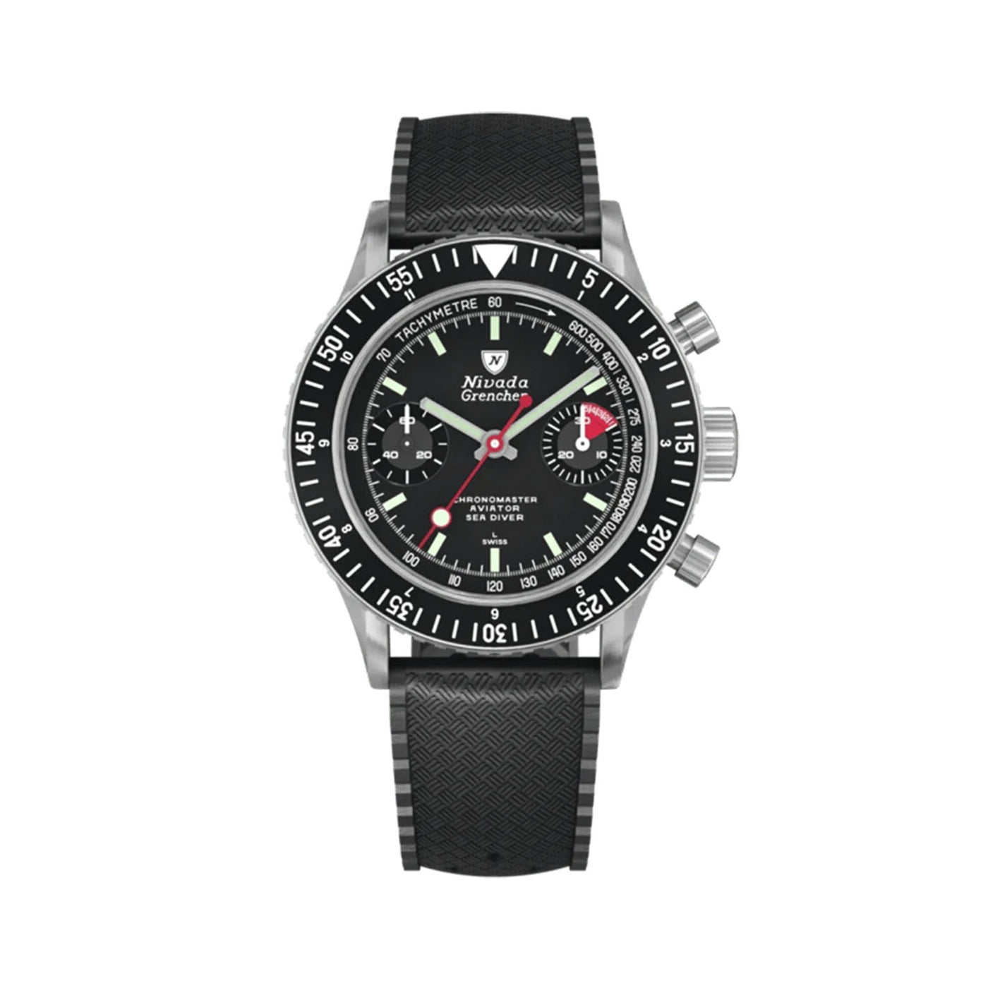Nivada Grenchen Chronomaster Lollipop Stem Winding – 86011M01