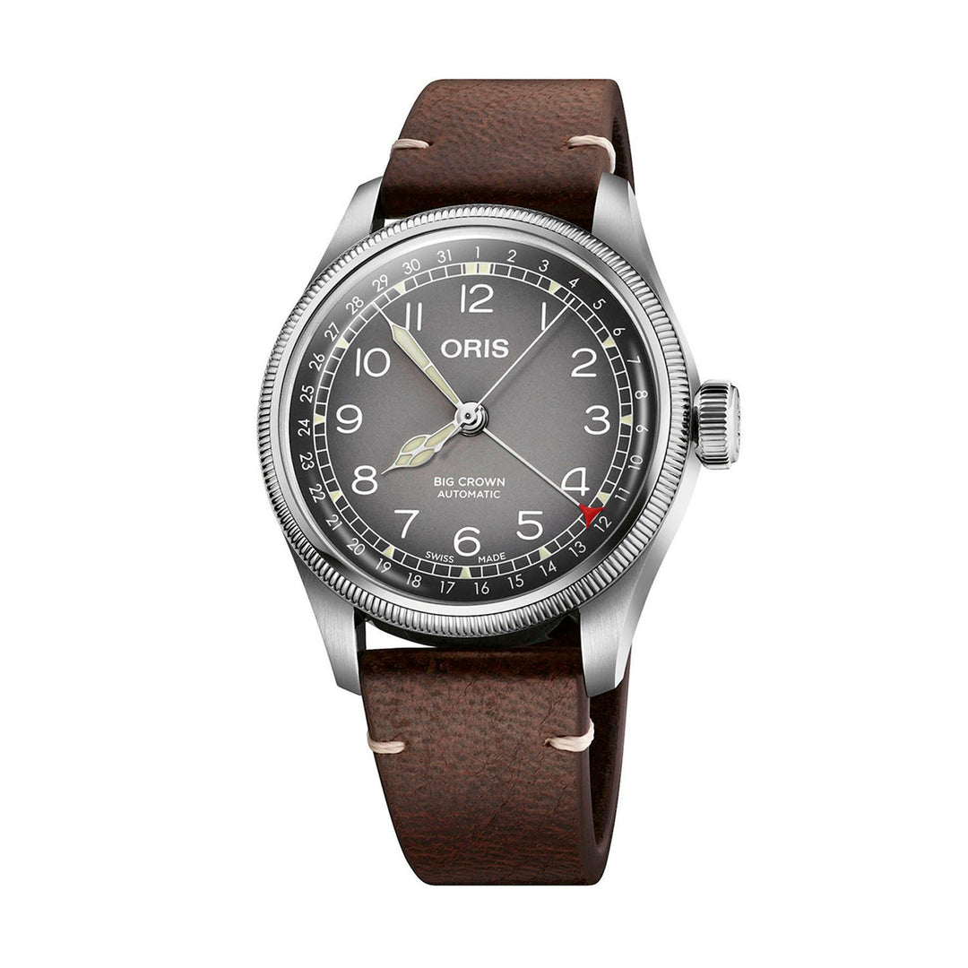 OREO スタジャン Lサイズ ブラウン/グレー Oris X Cervo Volante Big Crown Automatic – 01 754 7779 4063-Set