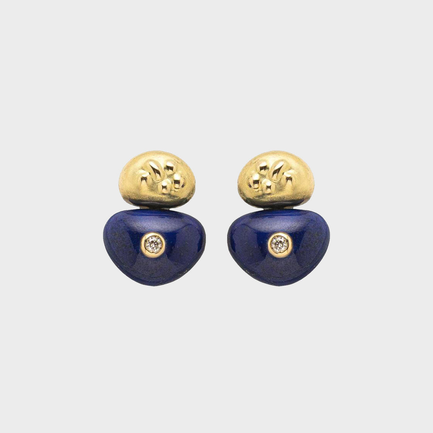 Misani Milano 18k Yellow Gold Cleopatra Adomed Diamond Classic Earrings – MO2065LA