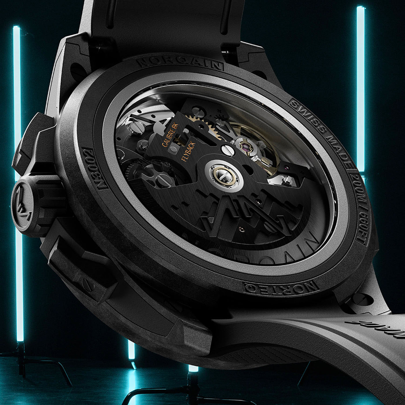 NORQAIN Wild ONE Skeleton Chrono Automatic – N3002.40Q01.B07.R03