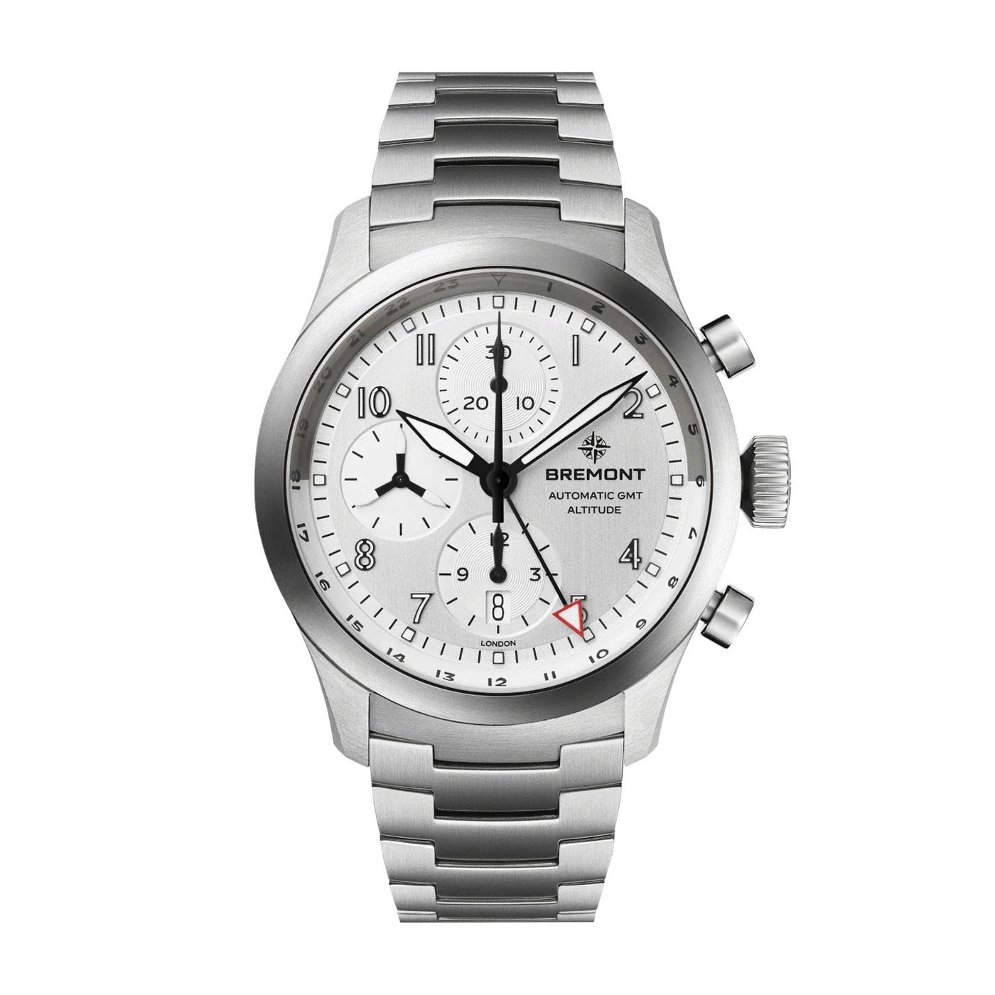 Bremont Altitude Chronograph GMT Automatic – ALT42-CHR-G-SS-SI-B