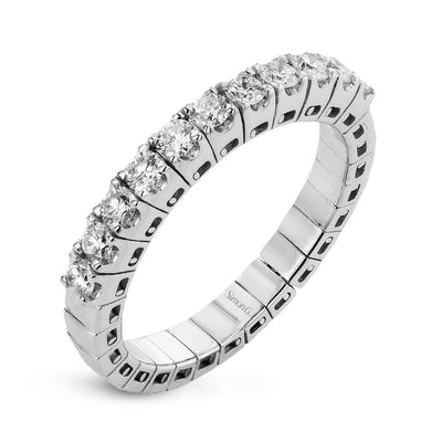 Simon G 18k White Gold Diamond Adjustable Ring – LR3156