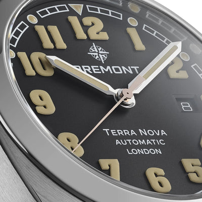 Bremont Terra Nova Date Automatic – TN40-DT-SS-BK-B