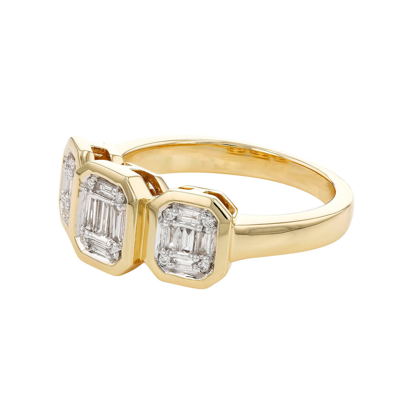 Allison Kaufman 14k Yellow Gold Diamond Fashion Ring – D5967
