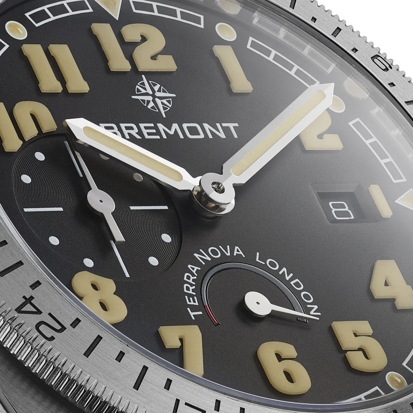 Bremont Terra Nova Turning Bezel Power Reserve Automatic – TN40-PWR-SS-BK-L-S