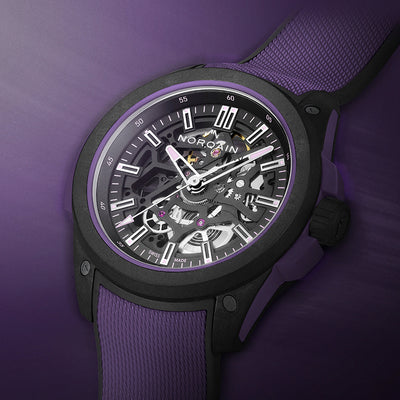 NORQAIN Independence Wild One Skeleton Purple Limited Edition Automatic – N3000.07Q26.B23.R01