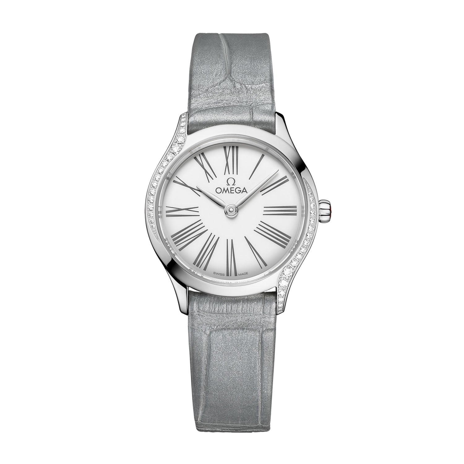 OMEGA de Ville Mini Trésor Steel Diamonds Watch 428.18.26.60.04.001