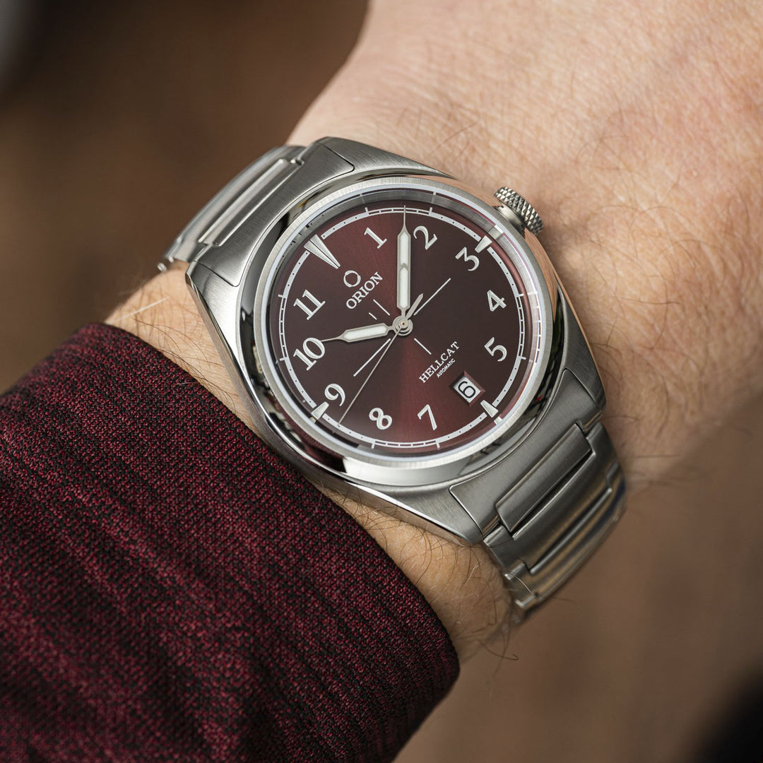 Orion Hellcat Burgundy Automatic – HCTBRSBRD – Little Treasury