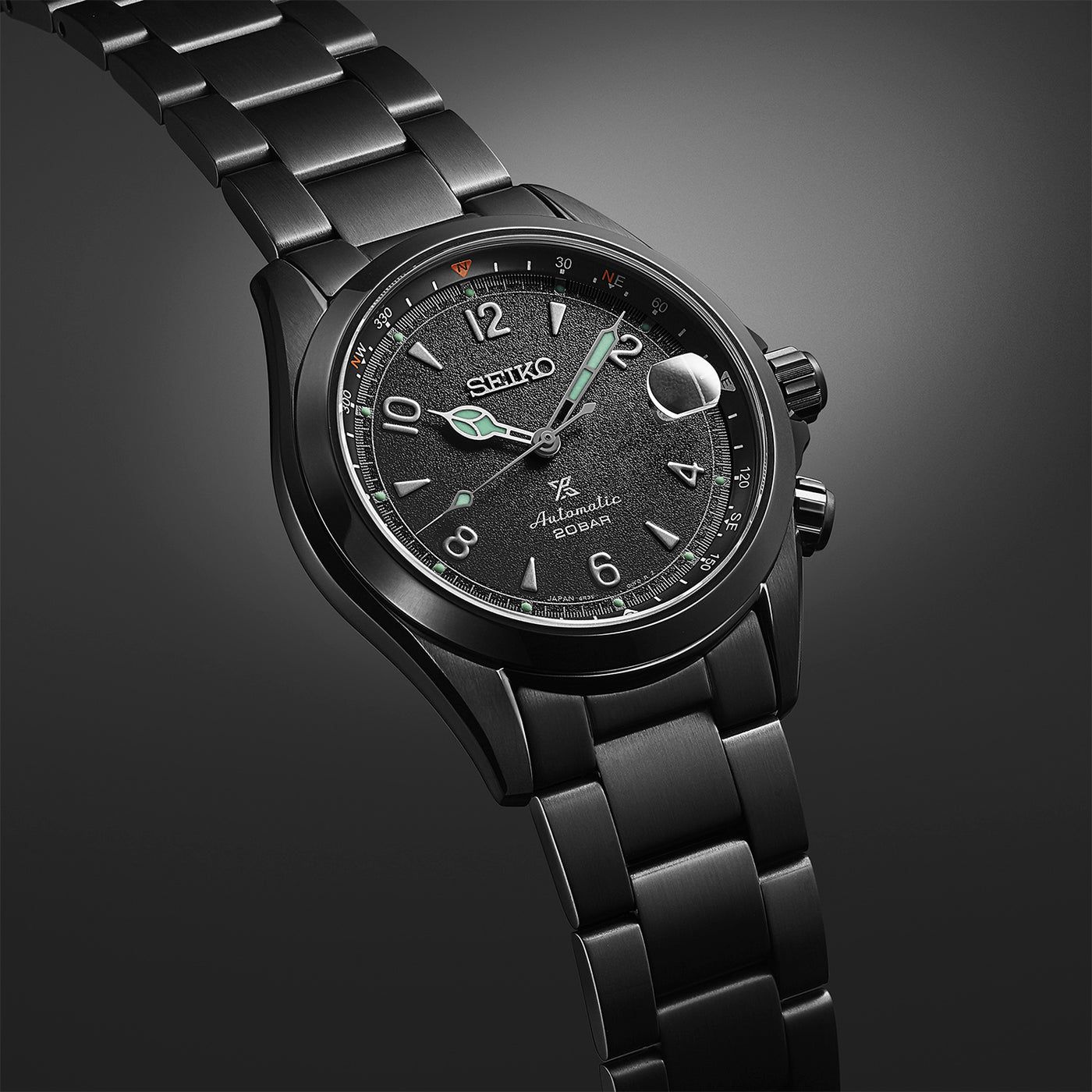 Seiko Prospex Alpinist The Black Series Limited Edition "Night Vision" Automatic – SPB337