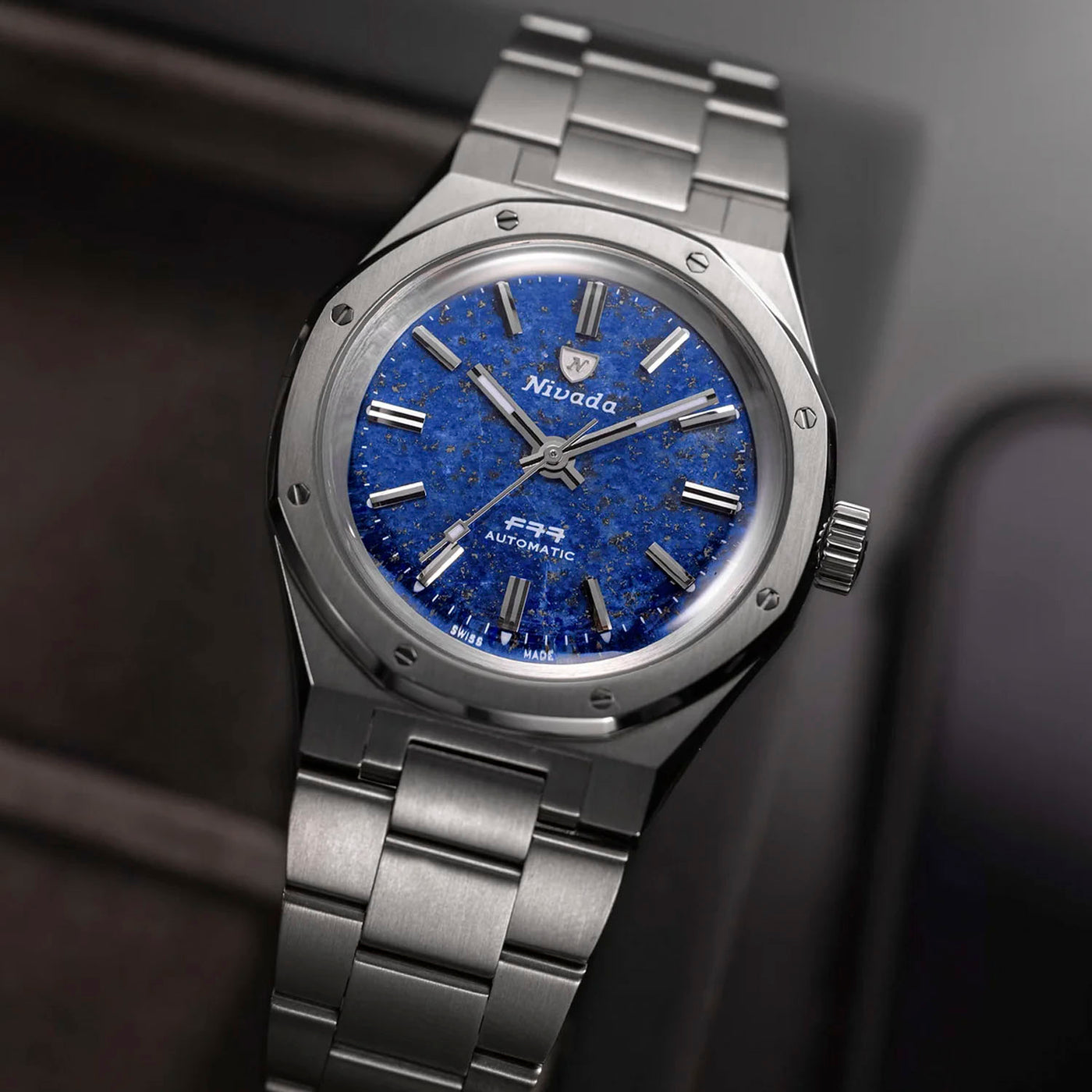 Nivada Grenchen F77 Lapis Lazuli Automatic – 68017A77
