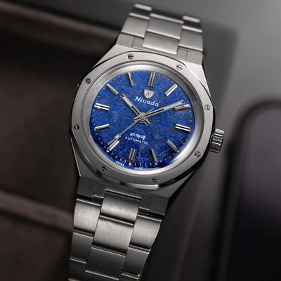 Nivada Grenchen F77 Lapis Lazuli Automatic – 68017A77