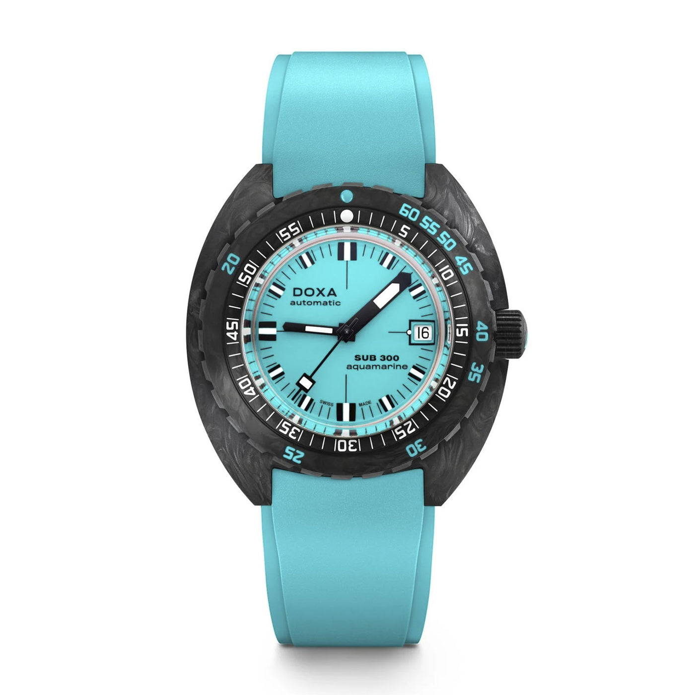 DOXA SUB 300 Carbon Aquamarine Automatic – 822.70.241.25