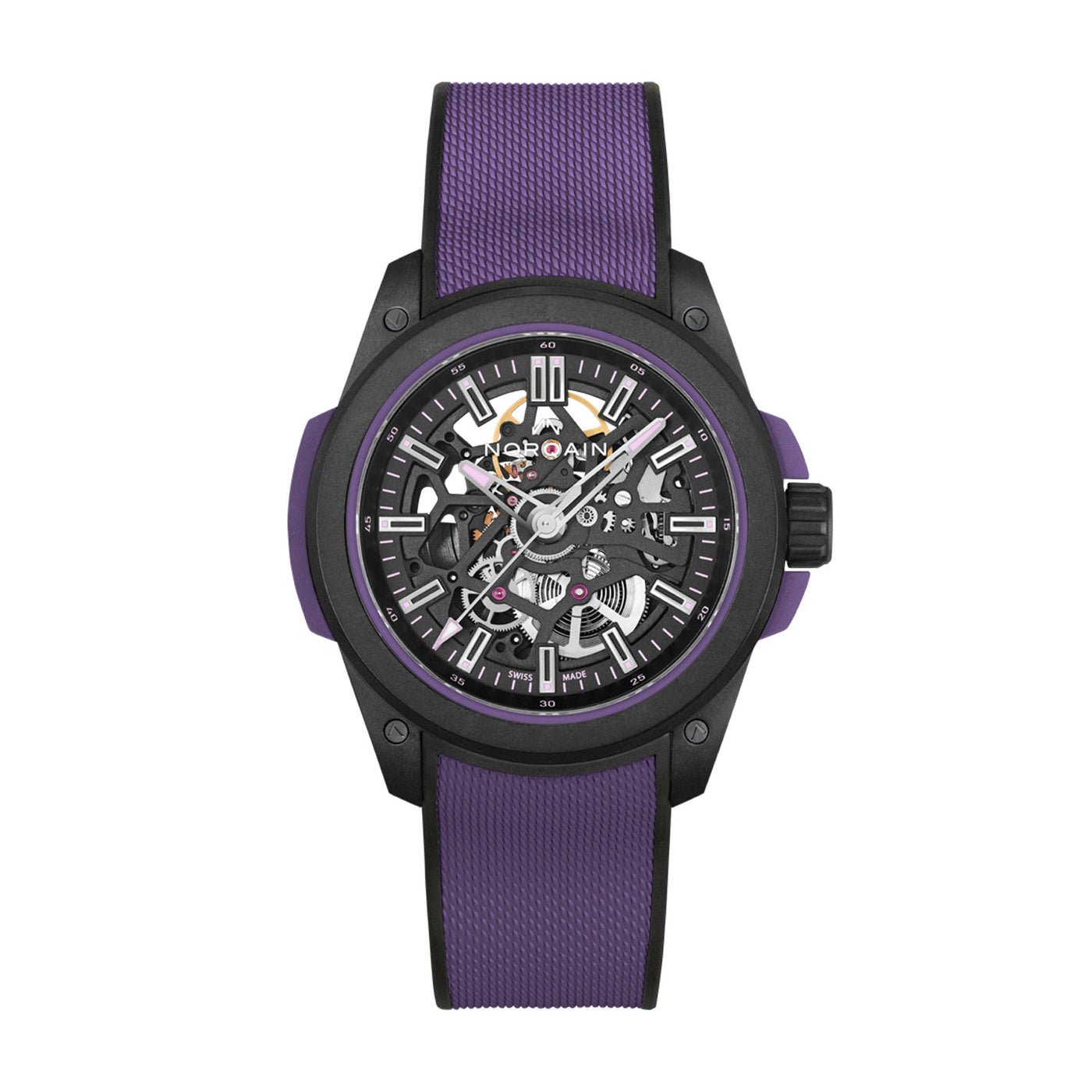 NORQAIN Independence Wild One Skeleton Purple Limited Edition Automatic – N3000.07Q26.B23.R01