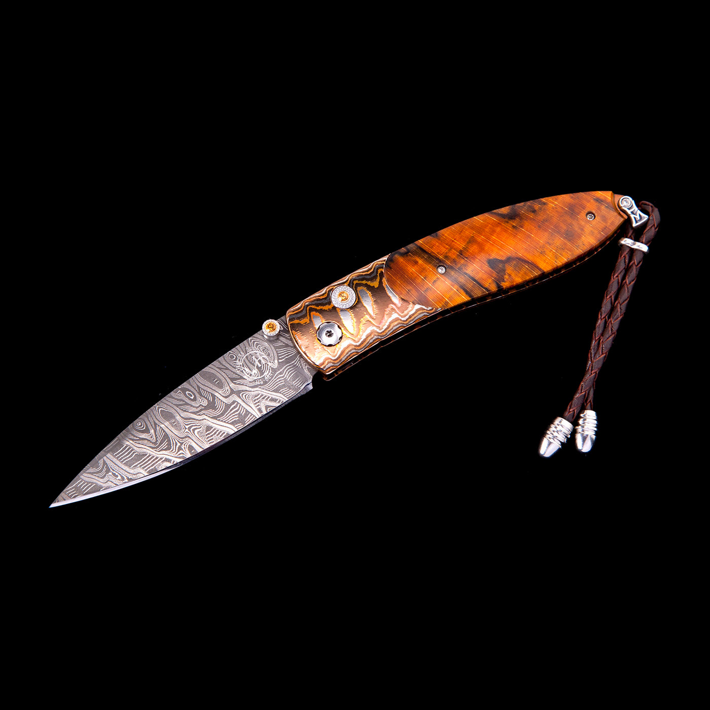 William Henry B05 Autumn Hand Engraved Knife