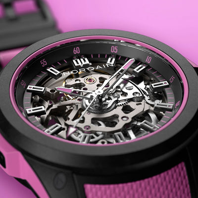 NORQAIN Independence Wild One Skeleton Hyper Pink Automatic – NNQ3001QBPI1AS/B003/3W2PIBR.18BQ