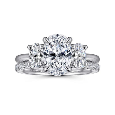 Diamond Semi-Mount Engagement Ring