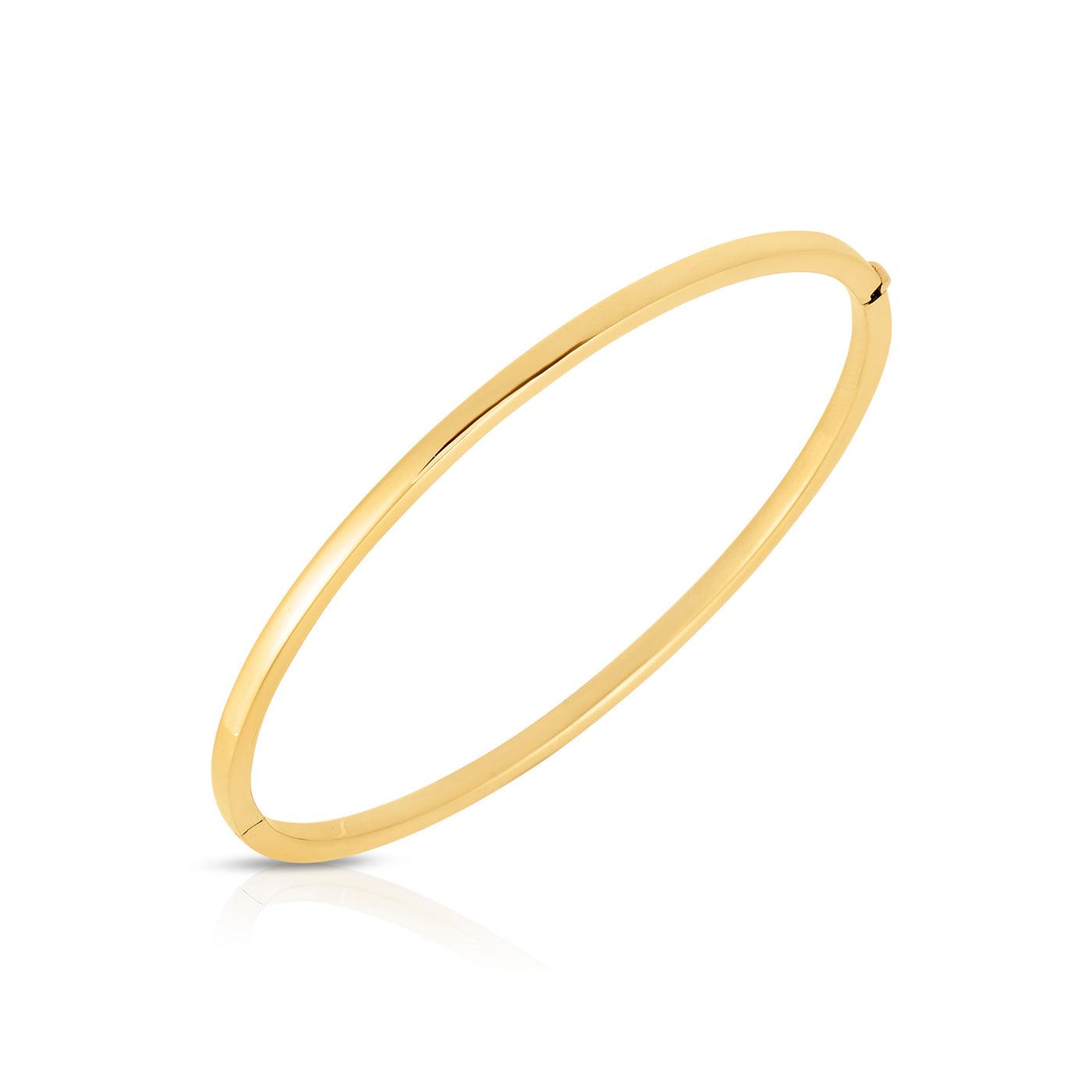 Roberto Coin 18k Yellow Gold Plain Bangle Bracelet – 269020AYBA00