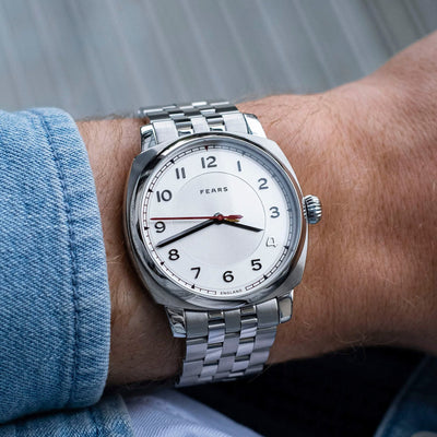 Fears Brunswick 40 Opaline Silver Automatic – BS24000A-Silver