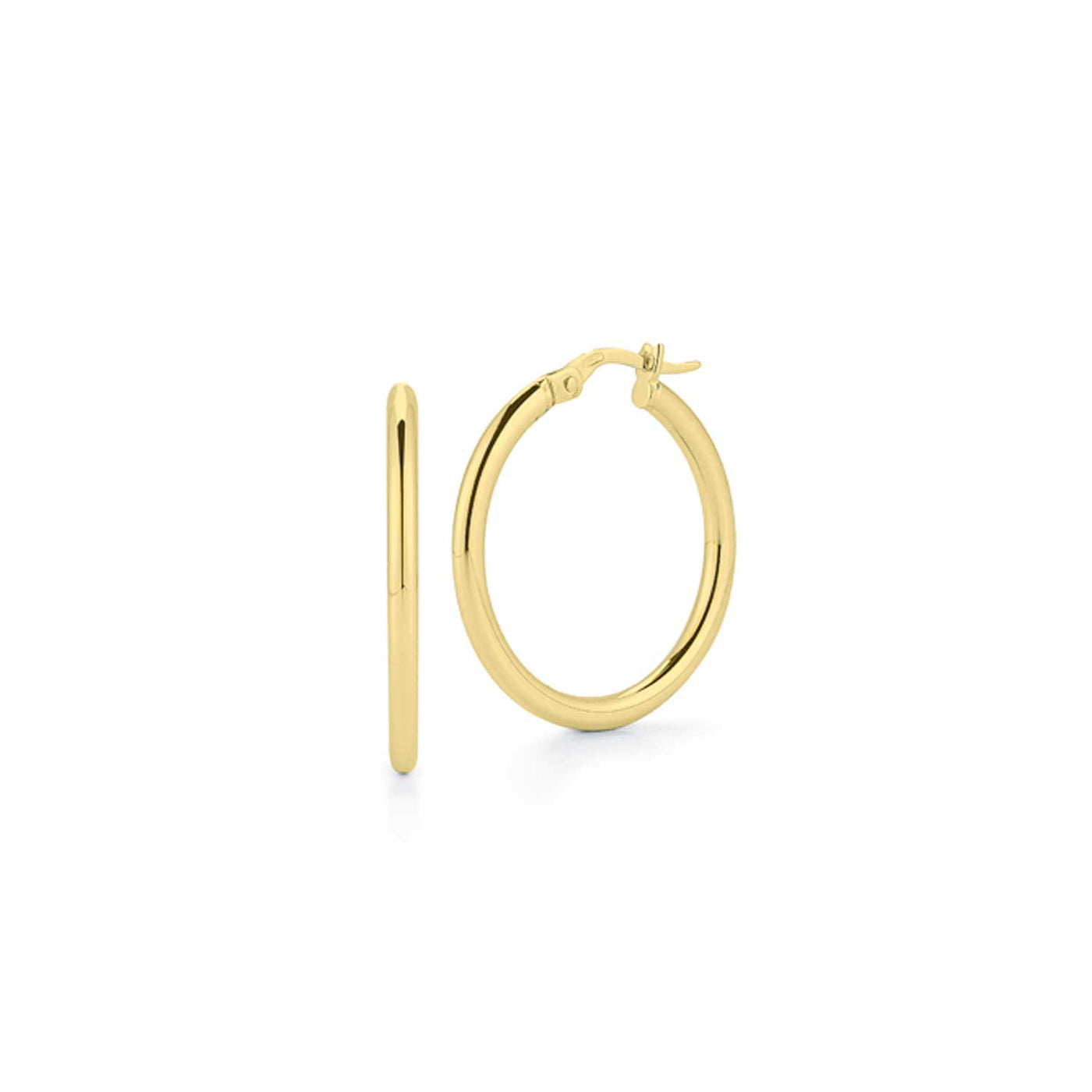 Roberto Coin 18k Yellow Gold The Perfect Hoop® Circle Hoop Earrings – 556025AYER00