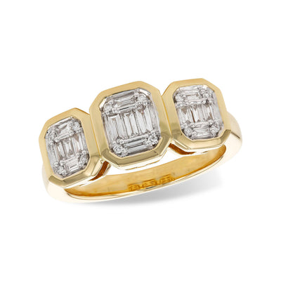 Allison Kaufman 14k Yellow Gold Diamond Fashion Ring – D5967