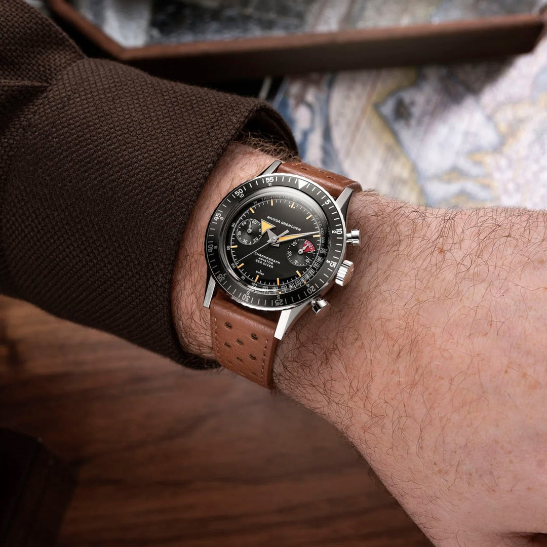 ショウタロウ Nivada Grenchen Chronograph Valjoux 23 Broad Arrow Limited Edition