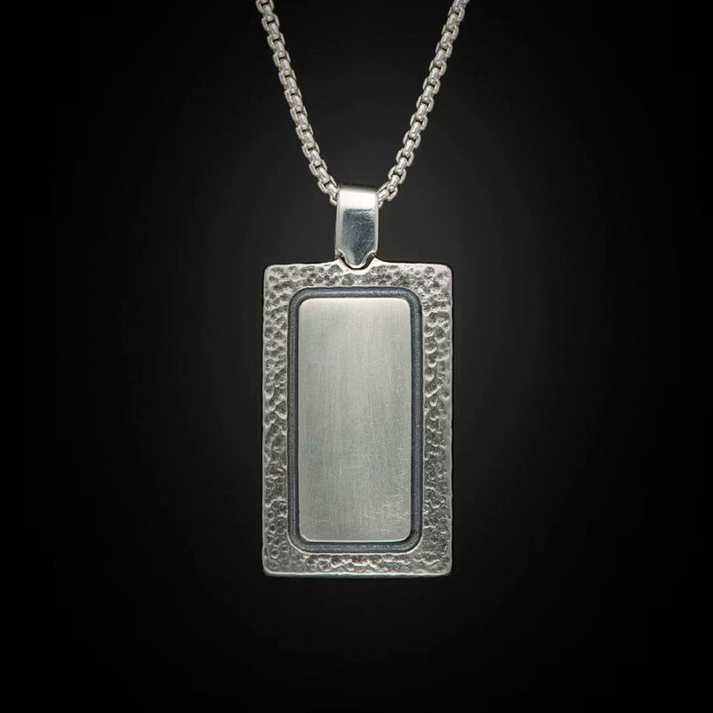 William Henry Dino Shift Sterling Silver Necklace – P44 DB RB-22