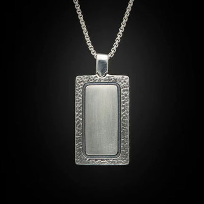 William Henry Dino Shift Sterling Silver Necklace – P44 DB RB-22