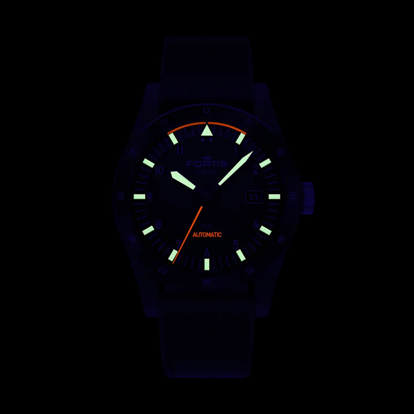 Fortis Flieger F-41 WERK 7 Mission Black Limited Edition Automatic – F4220030