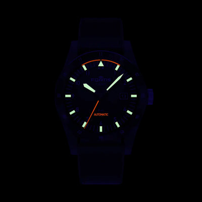 Fortis Flieger F-41 WERK 7 Mission Black Limited Edition Automatic – F4220030