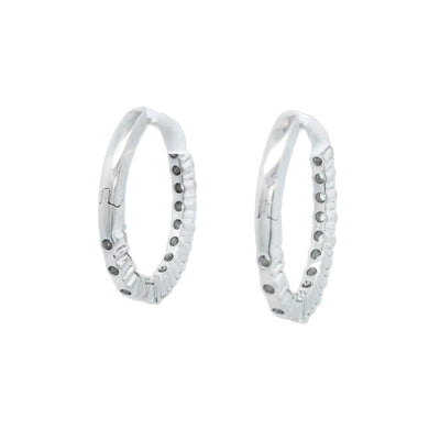 GBC 14k White Gold In-Out Round Diamond Hoop Earrings – 24253312