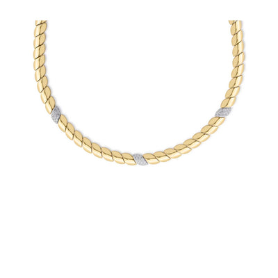 Roberto Coin 18k Yellow Gold Diamond Classic Necklace – 8883793AJCHX